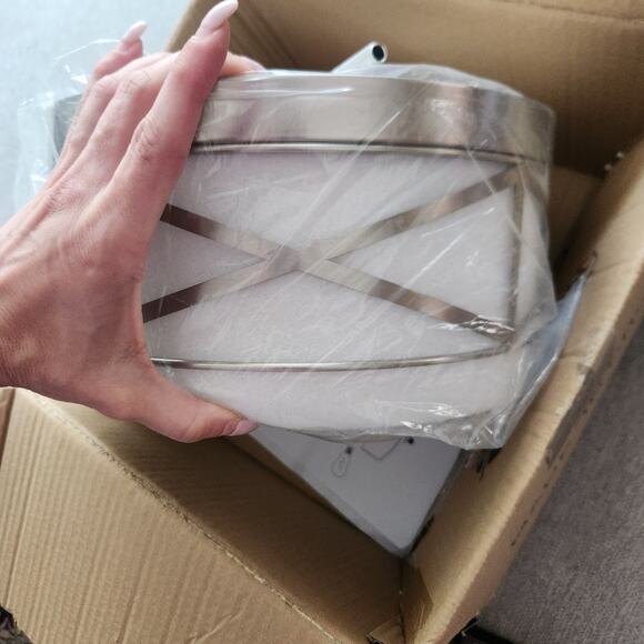 NIB Mount Ceiling Lightwith Bubble Glass Close Ceiling Light Fixture